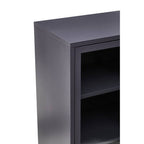 Acier Two Door Grey Metal Cabinet
