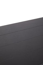 Heritage Three Shelf Large Black Bookcase