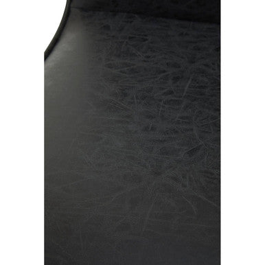 New Foundry Black Leather Effect Chair