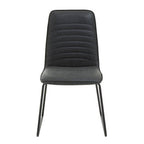 New Foundry Black Leather Effect Chair