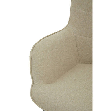 Stockholm Natural Fabric Armchair