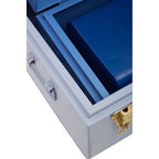 Parley Set Of Three Assorted Blue Storage Trunks