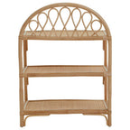 Mataram Three Tier Natural Rattan Shelf Unit
