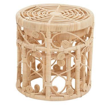 Mataram Set Of Two Natural Rattan Tables