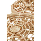 Mataram Set Of Two Natural Rattan Tables