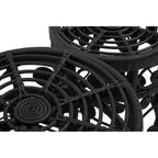 Mataram Set Of Two Black Natural Rattan Tables