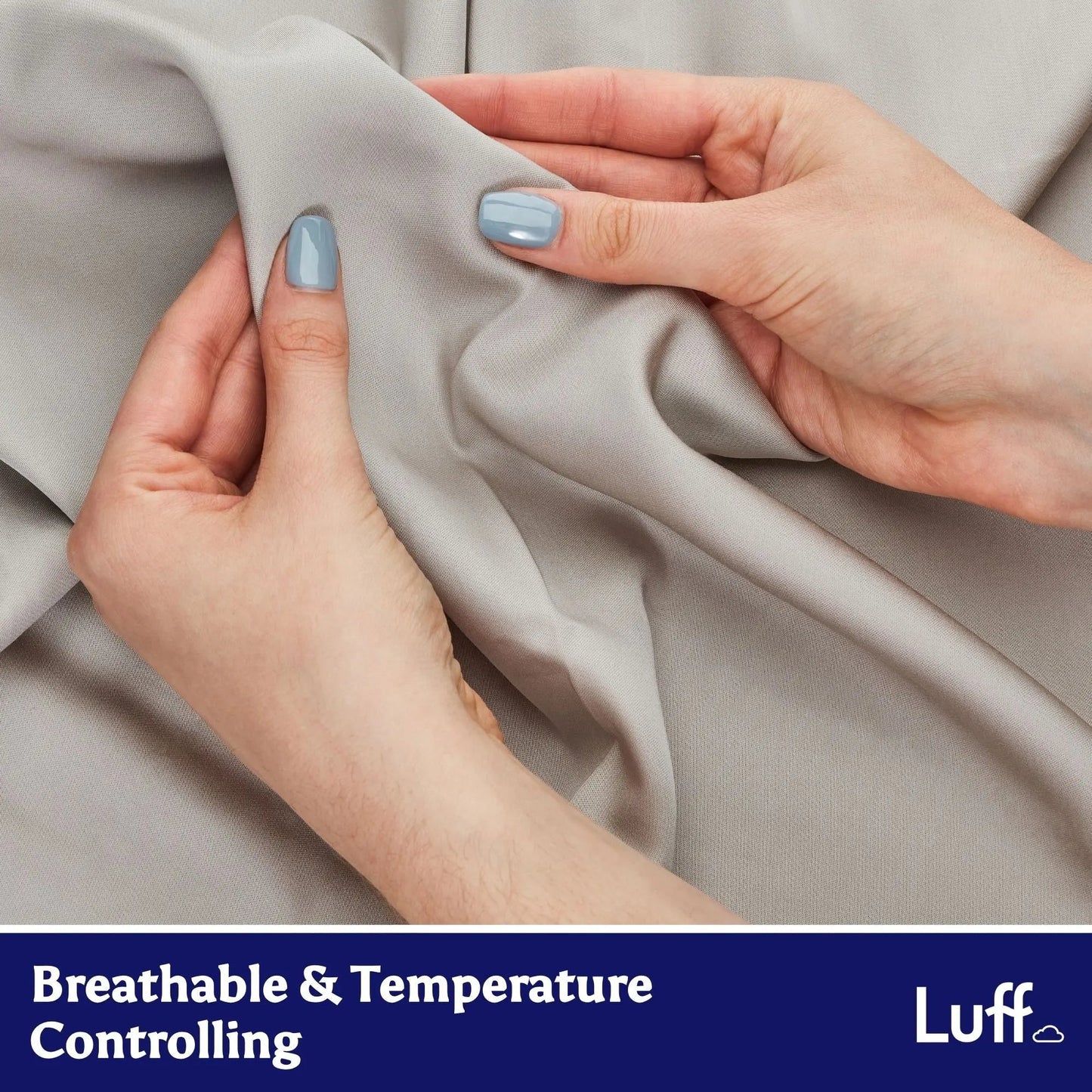 100% Organic Bamboo Silk Deep Fitted Sheet Luff Sleep