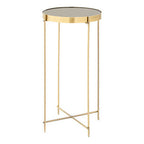 Allure Black Mirror Tall Side Table