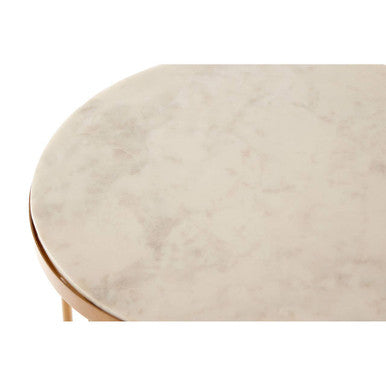 Shalimar Round Marble Top Side Table