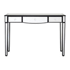 Graciela 3 Drawer Console Table With Mirrored Frame