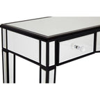 Graciela 3 Drawer Console Table With Mirrored Frame