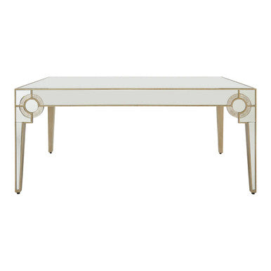 Knightsbridge Mirrored Glass Dining Table - Luxury Dining Room Furniture