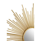 Cristal Wall Mirror With Gold Finish Frame