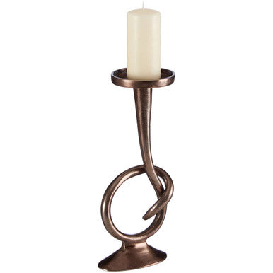 Kensington Townhouse Twist Bronze Candle Holder