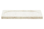Tibor Travertine Rectangular Decorative Tray