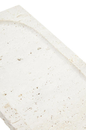 Tibor Travertine Rectangular Decorative Tray