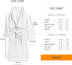 Women's Hydro Ribbed Ultra Soft 100% Cotton Hooded Bath Robes with Pockets and Belt Luxury Terry Towelling Loungewear Sleepwear in White and Grey by OLIVIA ROCCO