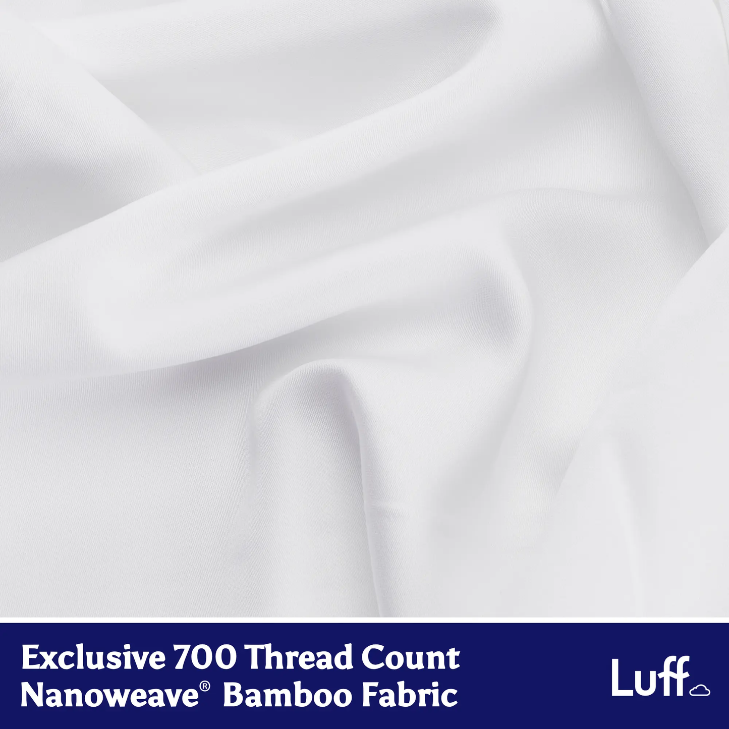 100% Organic Bamboo Silk Deep Fitted Sheet Luff Sleep