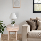 Chester Cane And Wood Bedside Table
