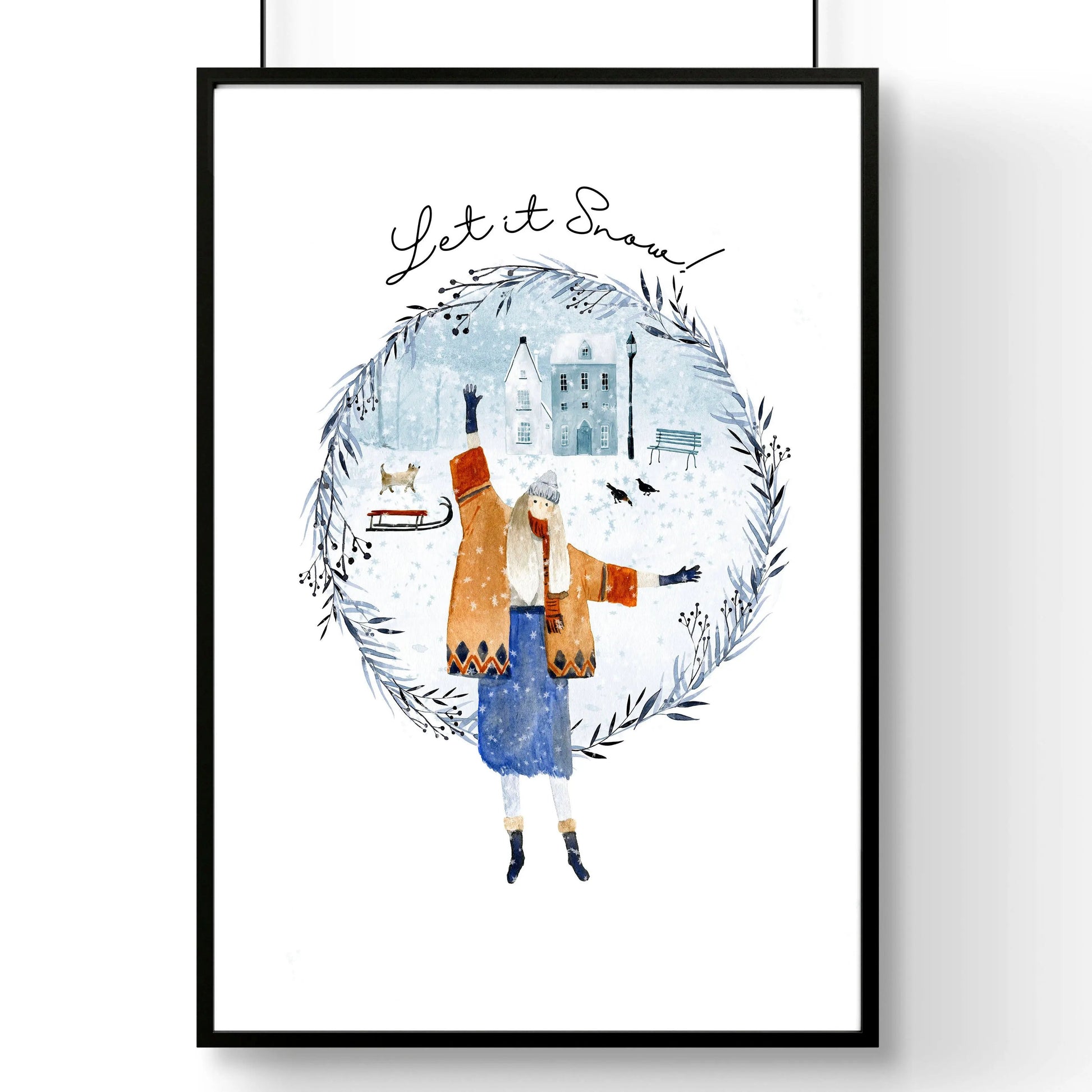 Christmas decor gift | wall art print About Wall Art