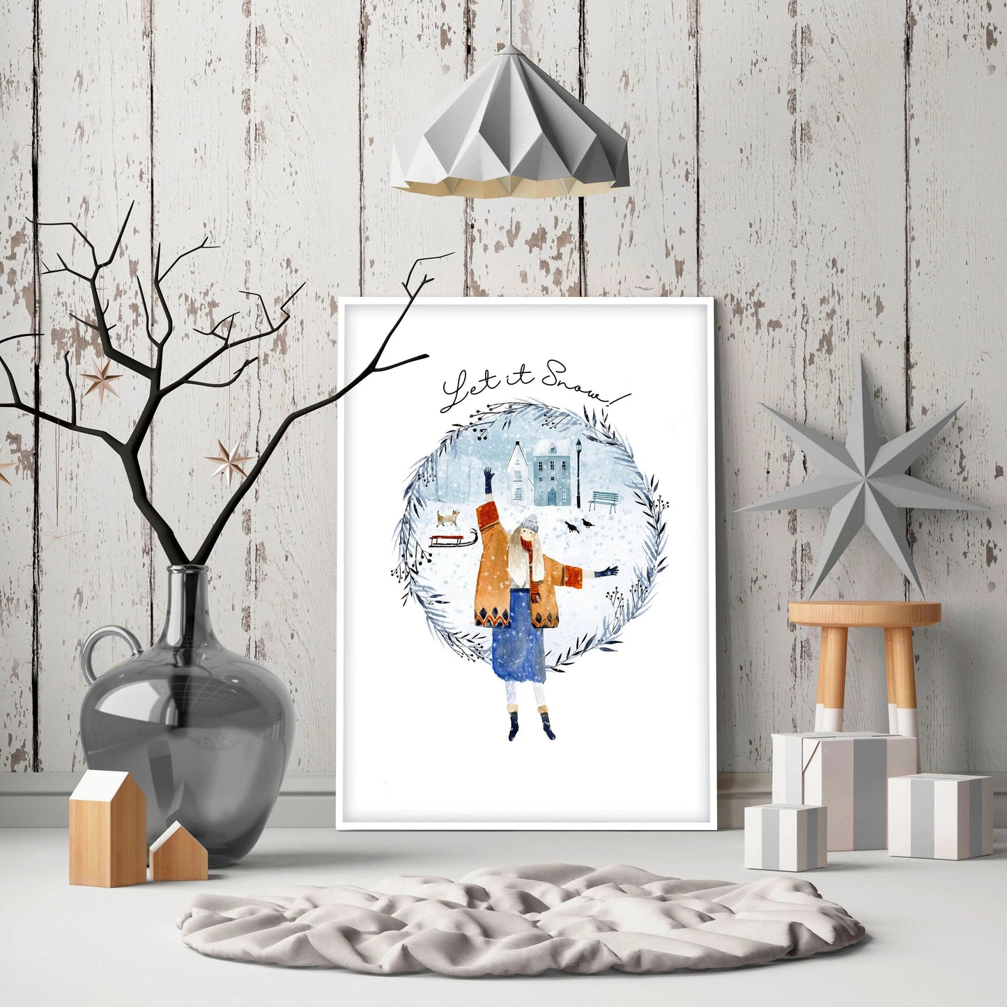 Christmas decor gift | wall art print About Wall Art