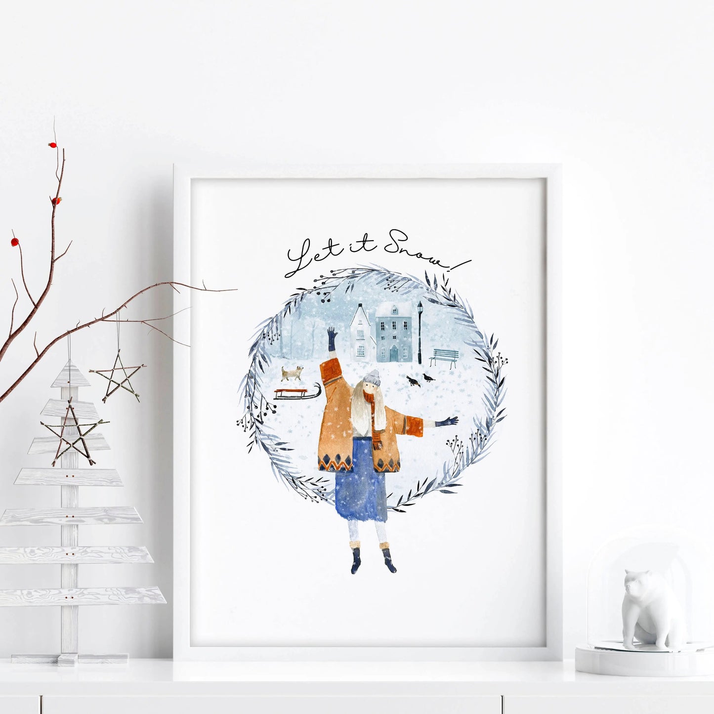 Christmas decor gift | wall art print About Wall Art
