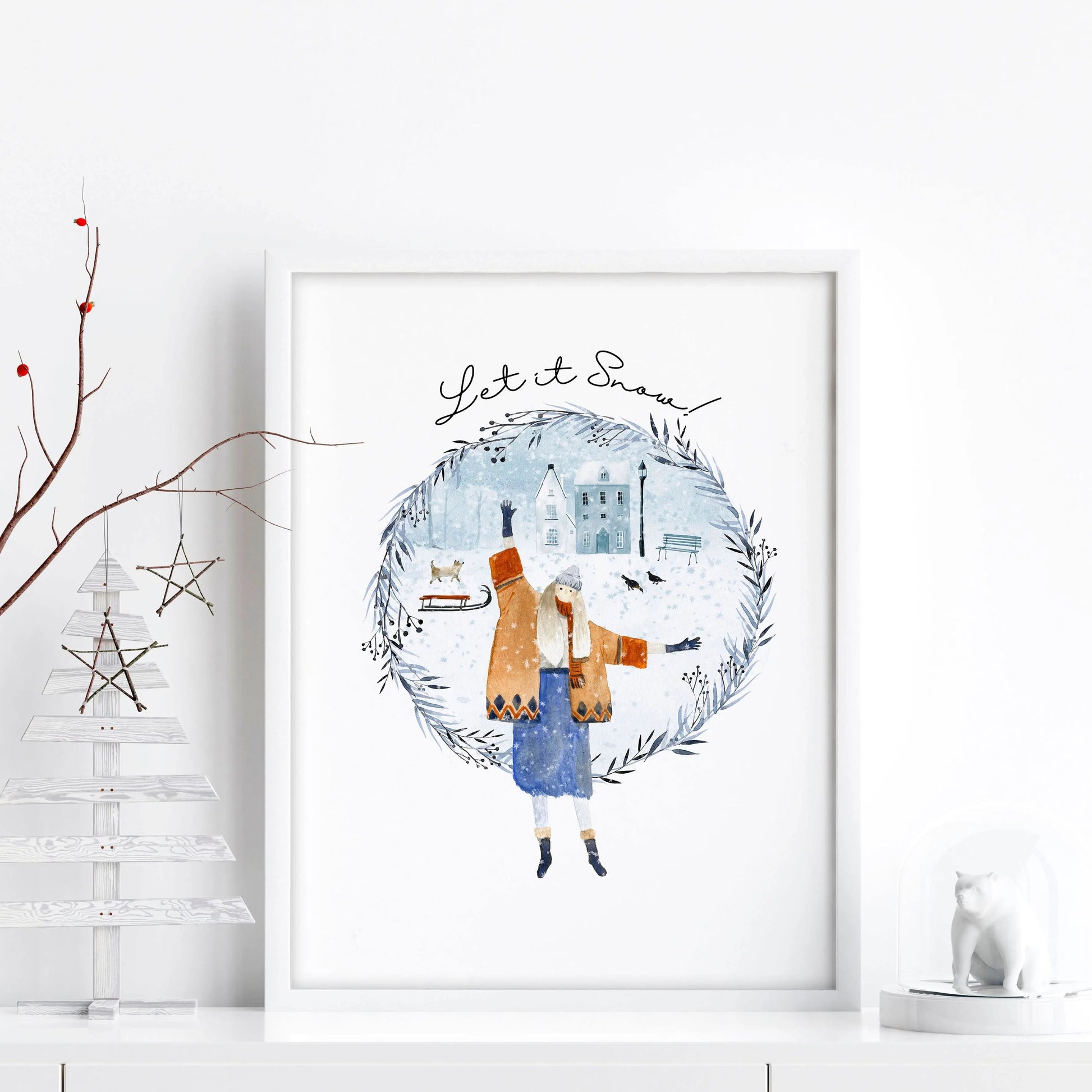 Christmas decor gift | wall art print About Wall Art