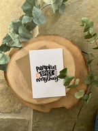 Pumpkin Spice Everything Autumn Seasonal Wall Home Decor Print