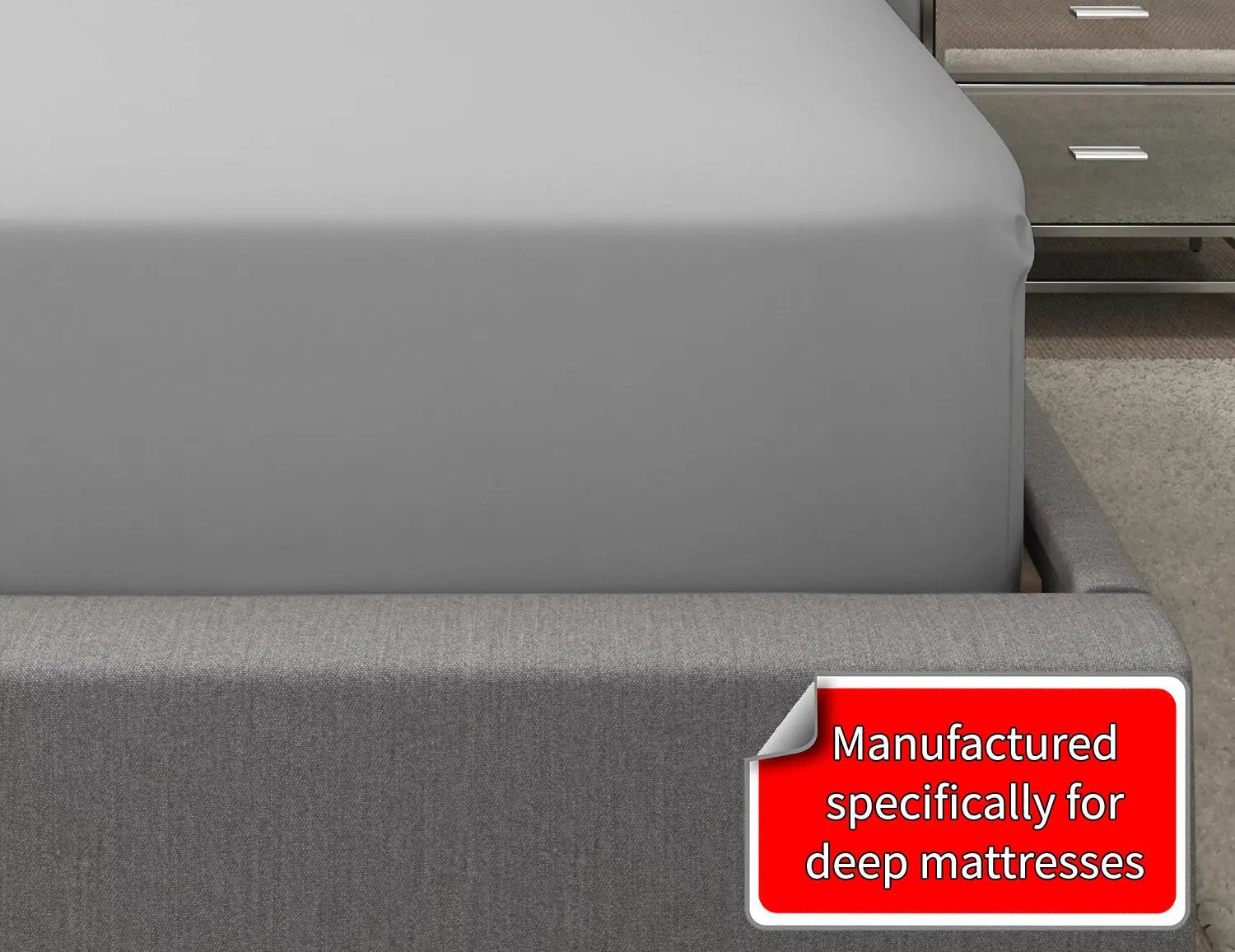 Bamboo Duvet Bed Set in Grey Euphoric Bedding