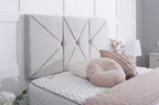Prague Divan Bed Set with Button Headboard