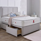 Florence Divan Bed Set with Border Headboard