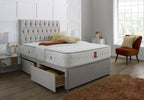 Belgravia Divan Bed Set with Button Headboard