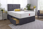 Monty Divan Bed Set with Button Headboard