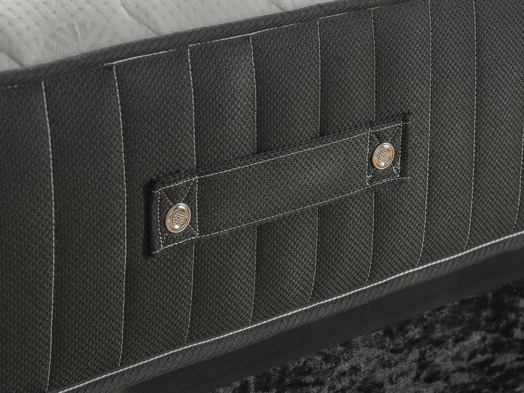 Dual Season 1000 Pocket Memory Cool Gel Divan Bed Set With Headboard