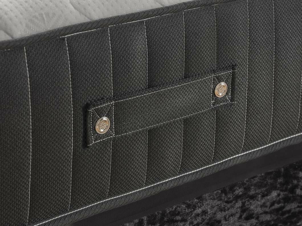 Dual Season 1000 Pocket Memory Cool Gel Divan Bed Set With Headboard