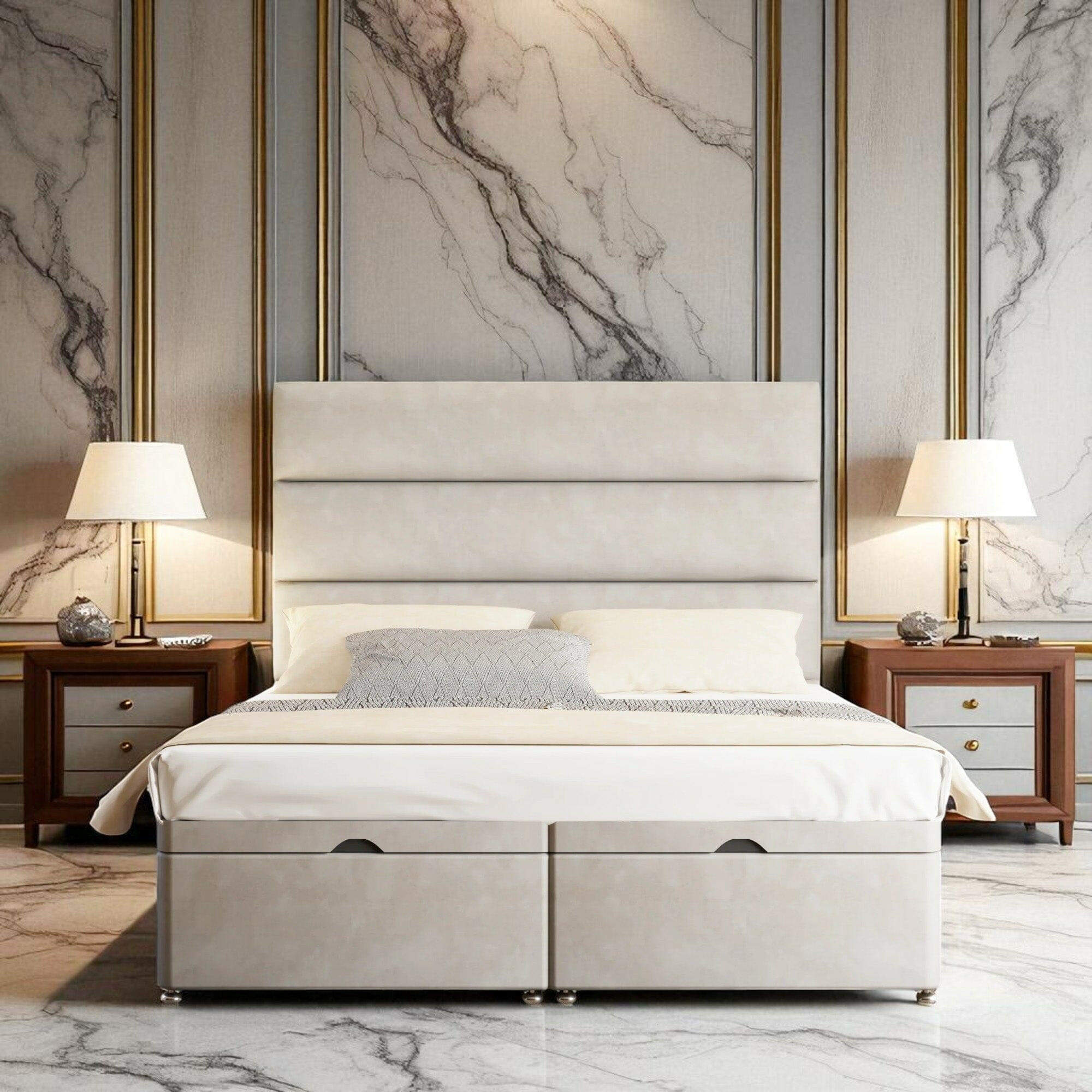 Fiorenza Ottoman Storage Divan Bed Set