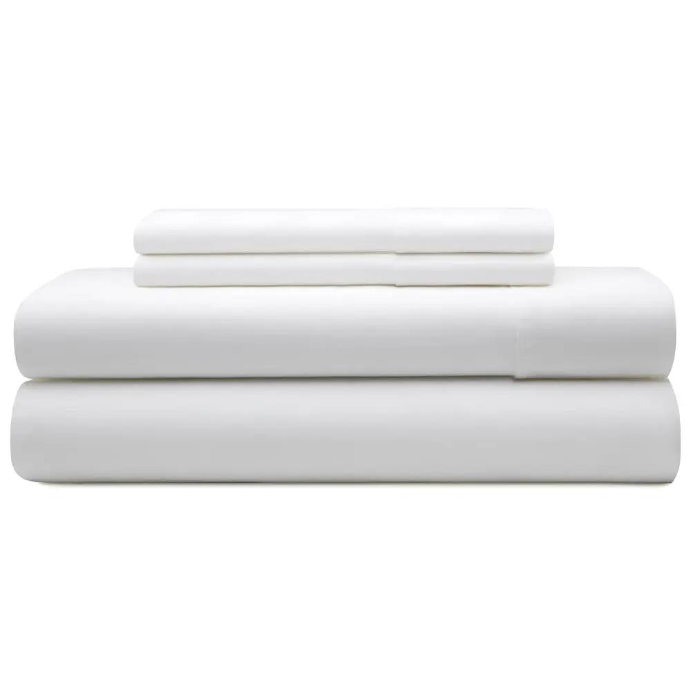 Pure Egyptian Cotton Duvet Cover Bed Set in Plain White Euphoric Bedding