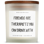 Friendship Gift Luxury Candle, Vanilla Scented Soy Candle 220gr