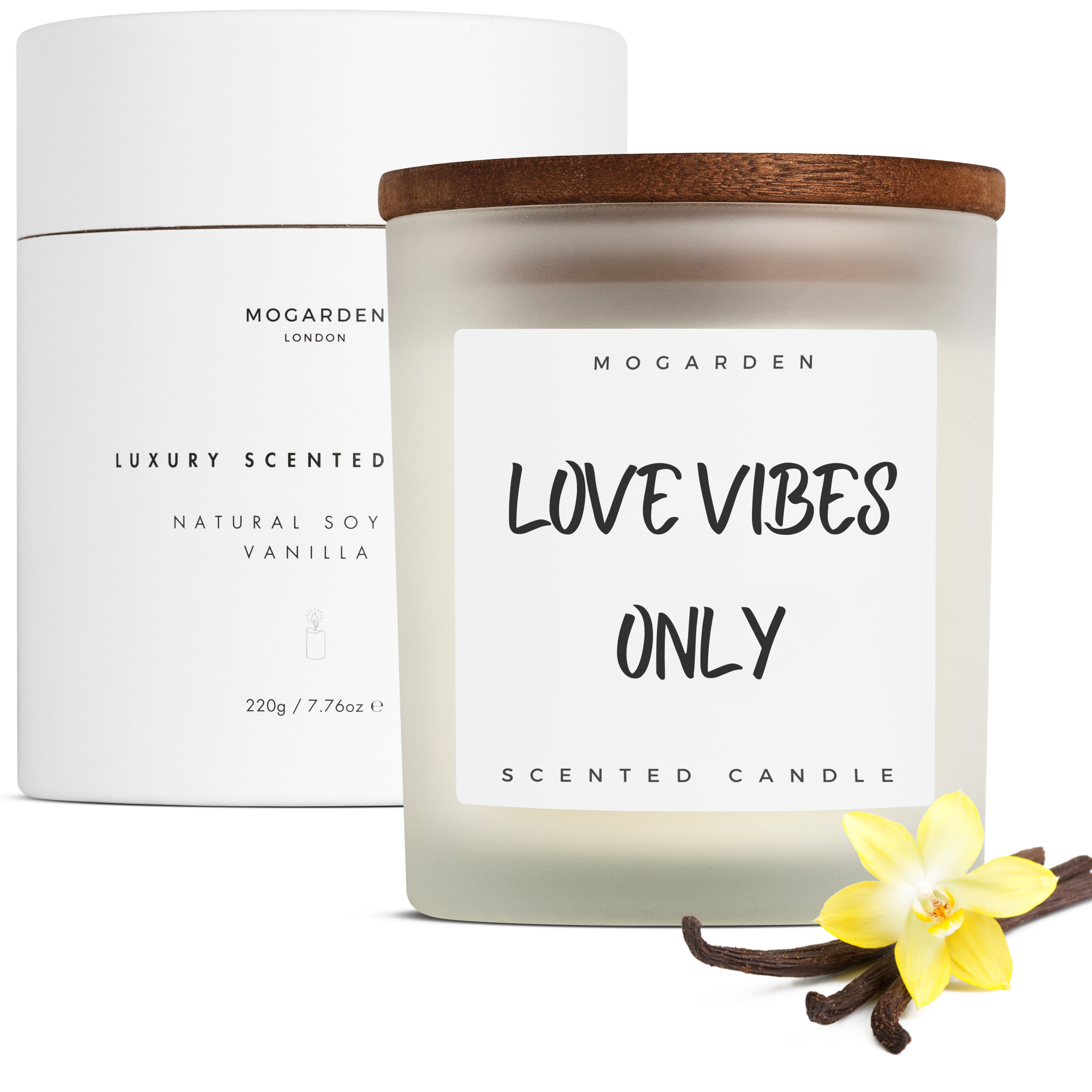 Girlfriend Candle Gift, Boyfriend Gifts, Love Gifts, Luxury Vanilla Scented Candle Natural Soy 220g