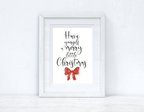 Have Yourself A Merry Little Christmas Winter Christmas Seasonal Wall Home Decor Print