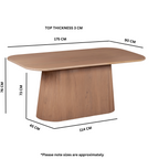 Jodhpur Solid Wood 6-8 Seater Dining Table