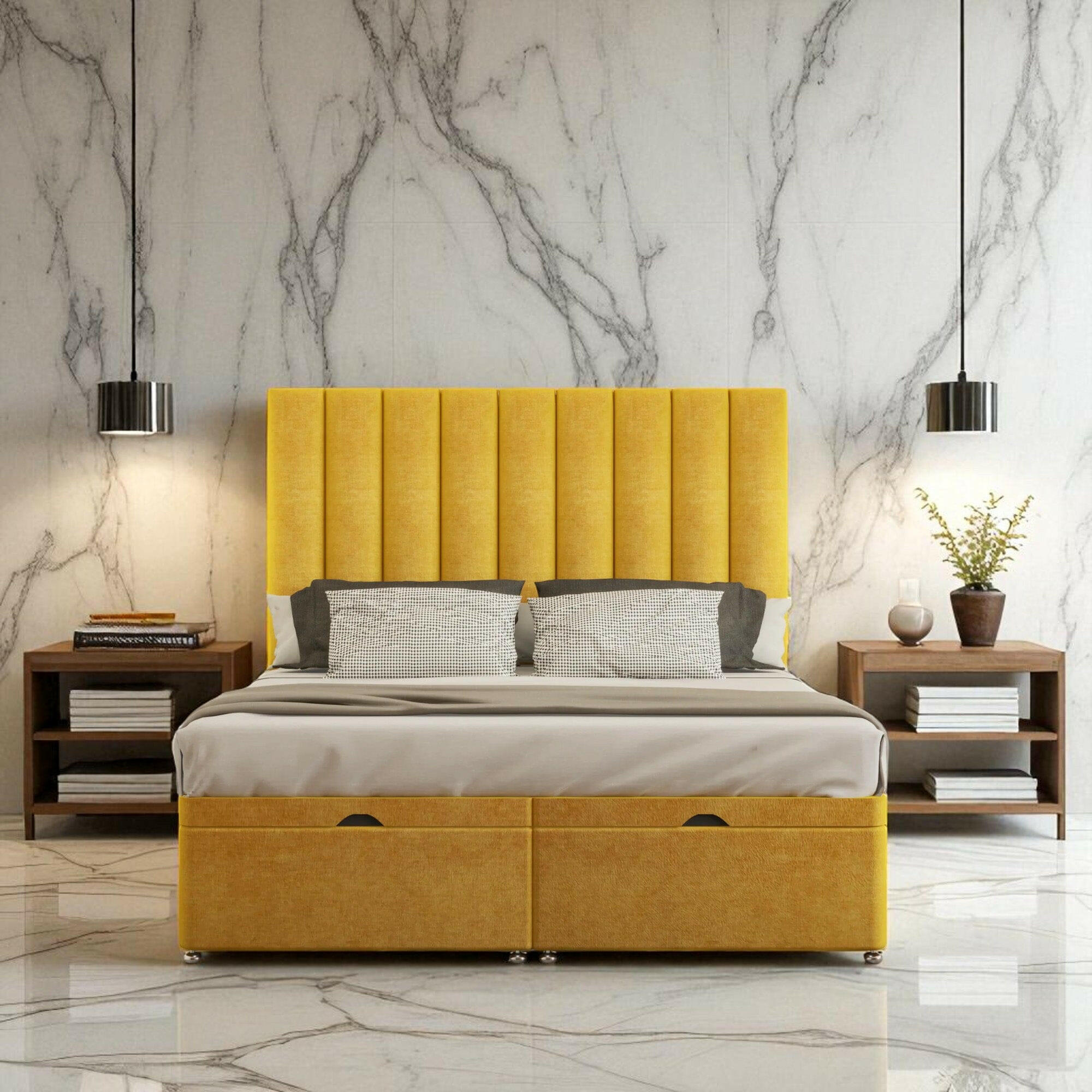 Lusso Ottoman Storage Divan Bed Set