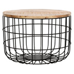 Merlin Mango Wooden Wire Coffee Table