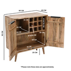 Merlin Mango Wooden Drinks Cabinet/Sideboard