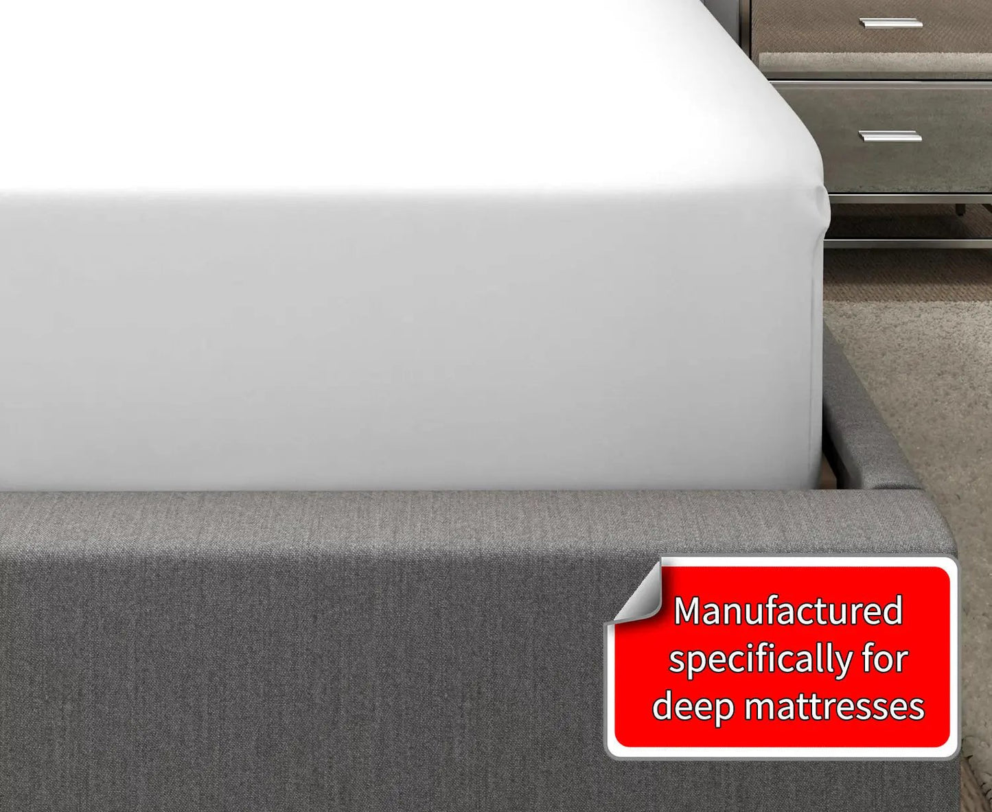 Bamboo Duvet Cover Bed Set in White Euphoric Bedding