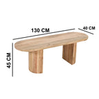 York Solid Wooden Dining Bench