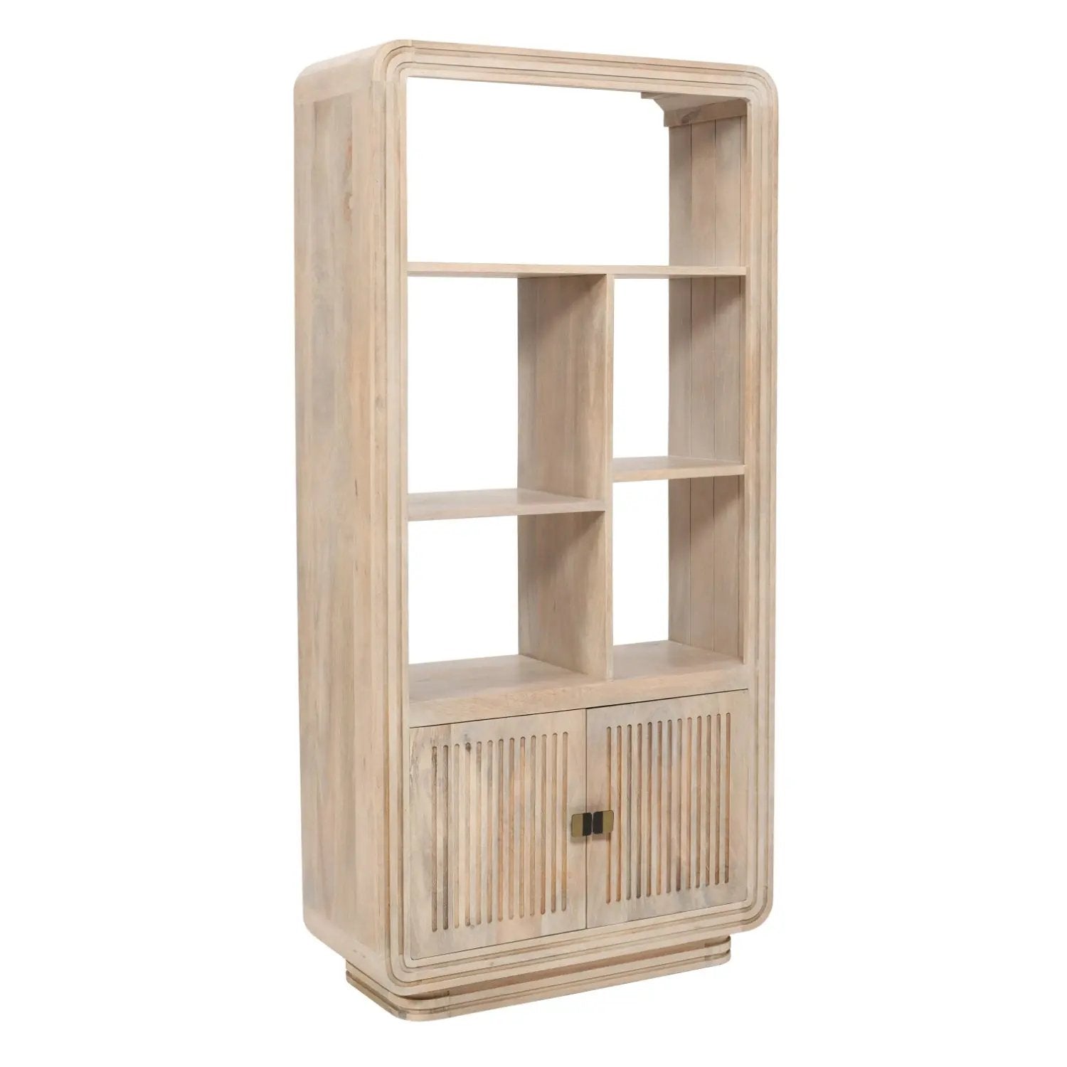 Preston Mango Wood Bookcase Verty Furniture