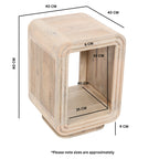 Preston Mango Wood Bedside Table