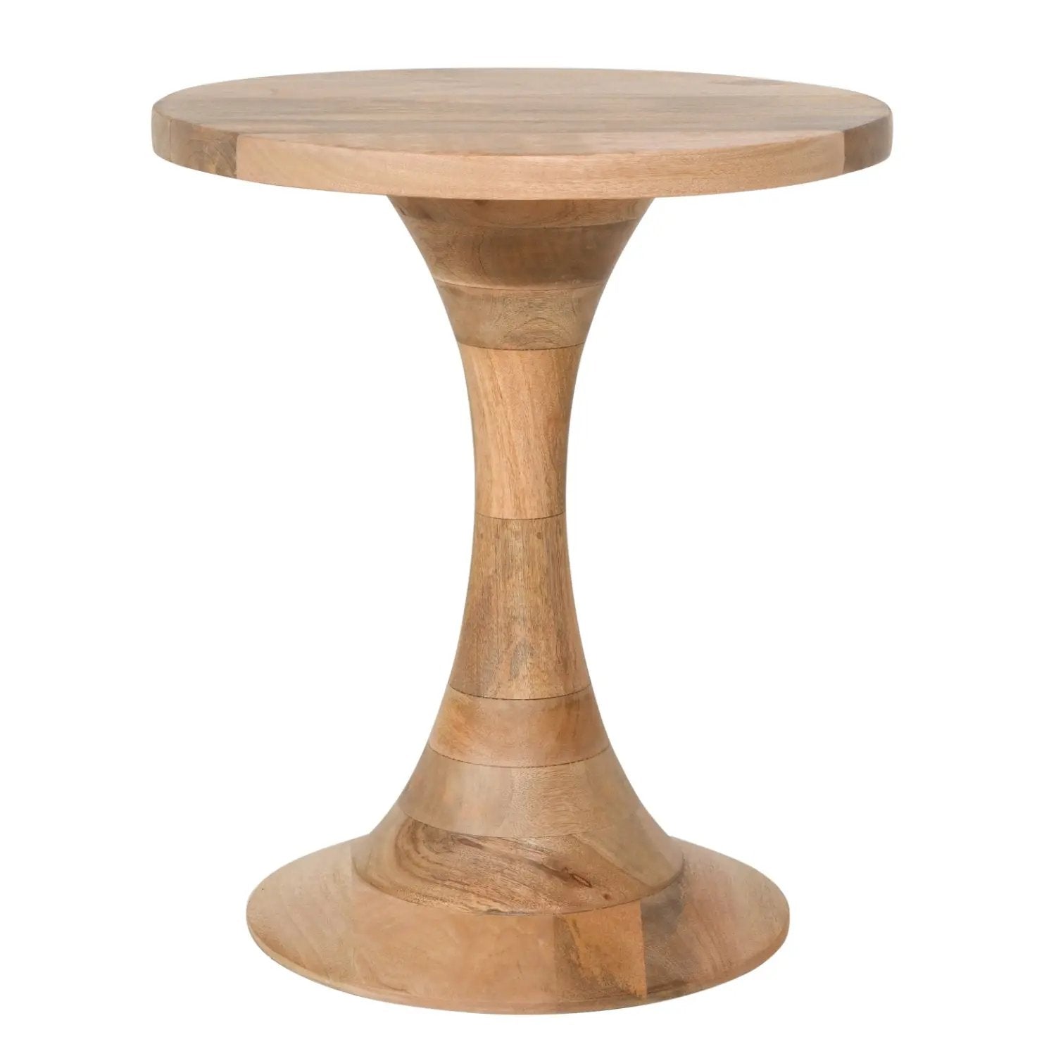 Merlin Mango Wood Round Side Table Verty Furniture