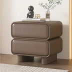 Modern Moroccan Pine Bedside Table with 2 Drawers